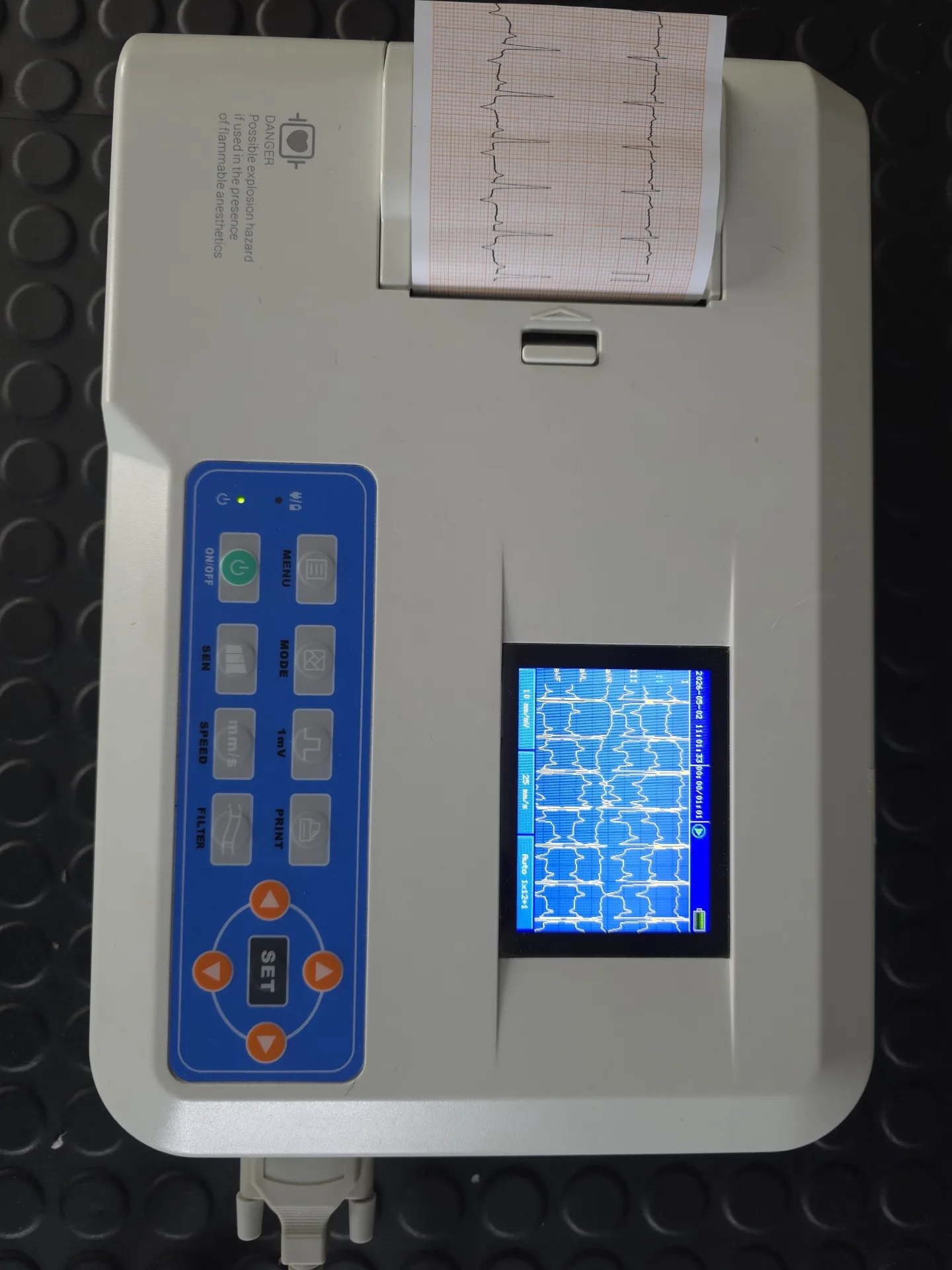 Electrocardiograf cu trei canale la Denvet Prax